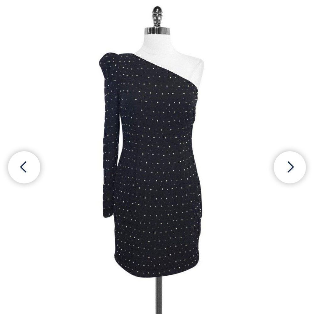 Robert Rodriguez NEW Size 2 Black Studded Mini Cocktail Dress